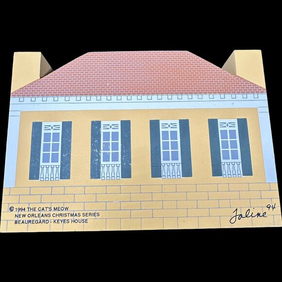 New Orleans Christmas Series 1994 The Cats Meow Set Of 4 Buildings - Picture 4 of 10
